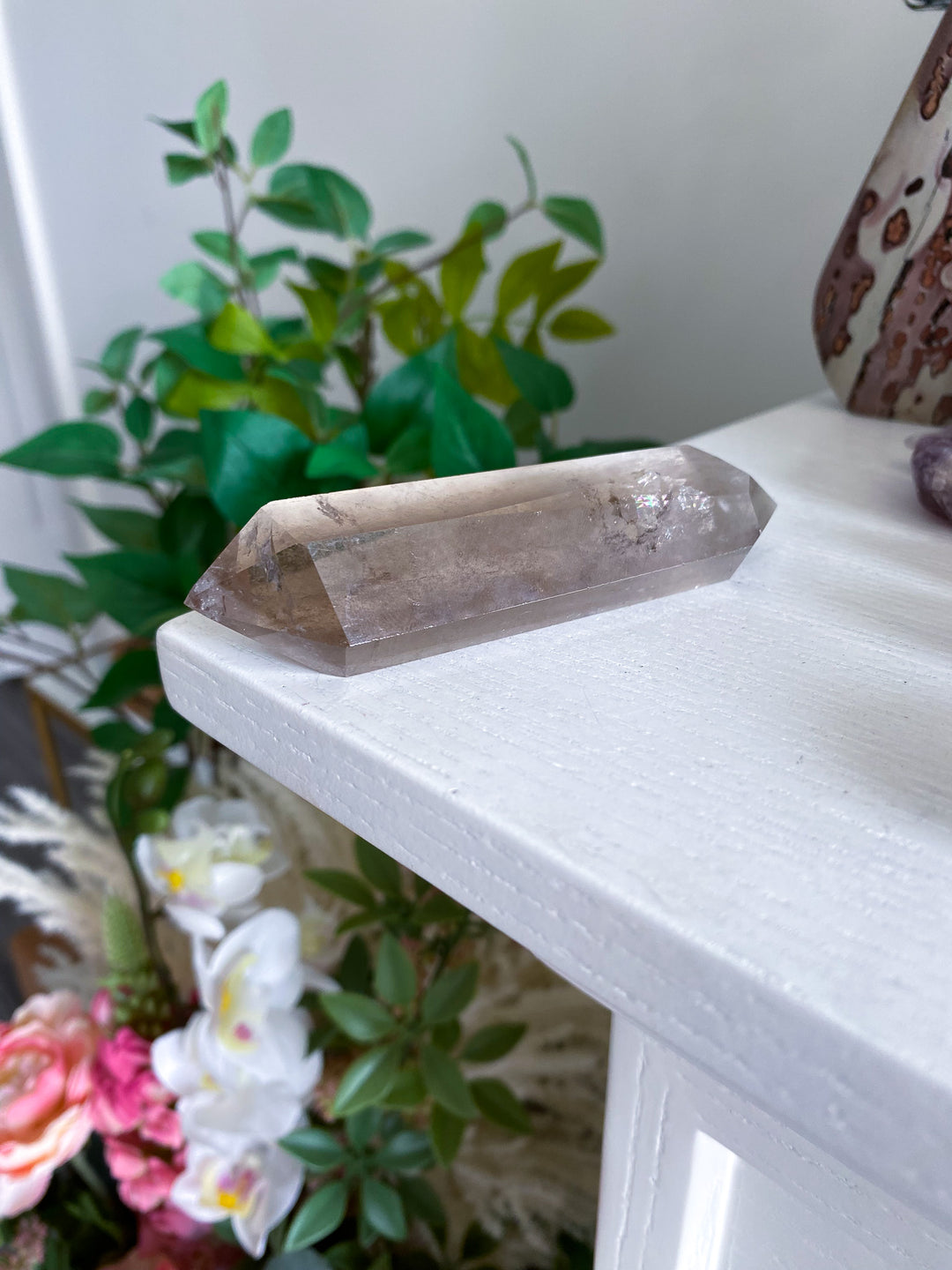 Ombre Smokey Quartz Double Terminated Wand 