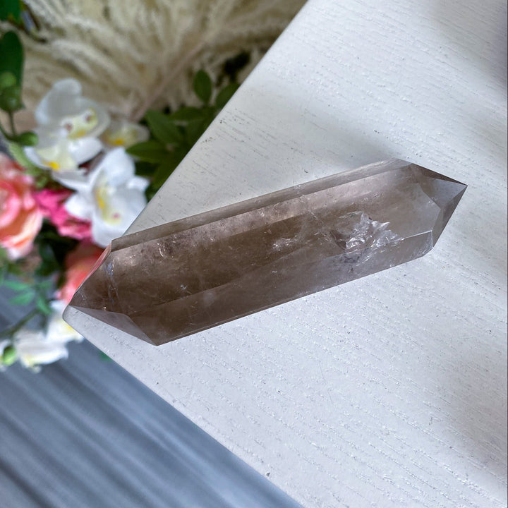 Ombre Smokey Quartz Double Terminated Wand 
