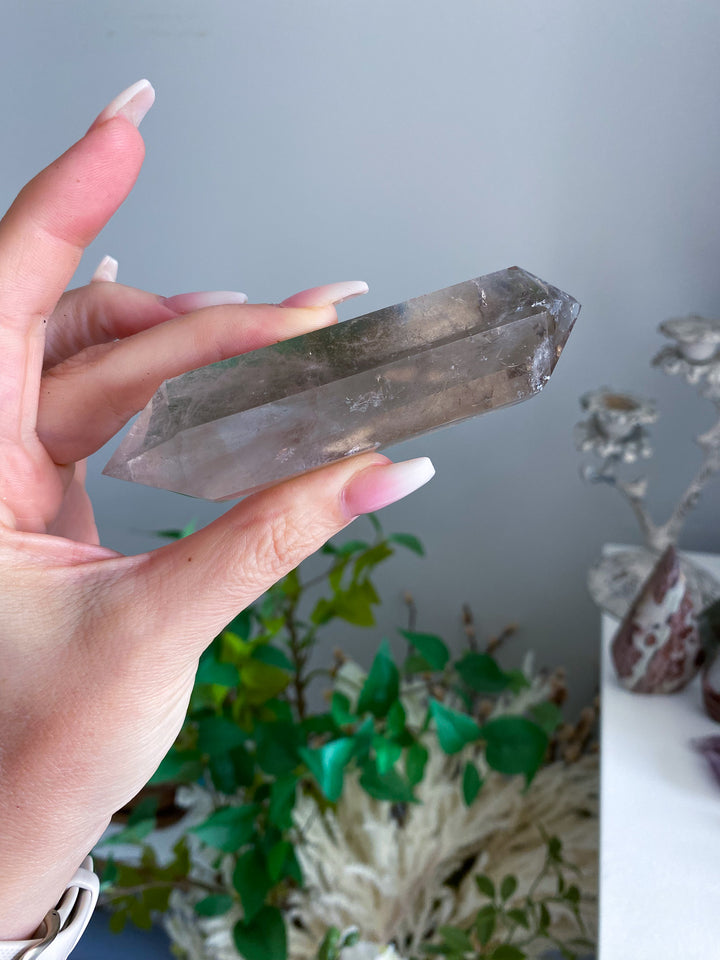 Ombre Smokey Quartz Double Terminated Wand 