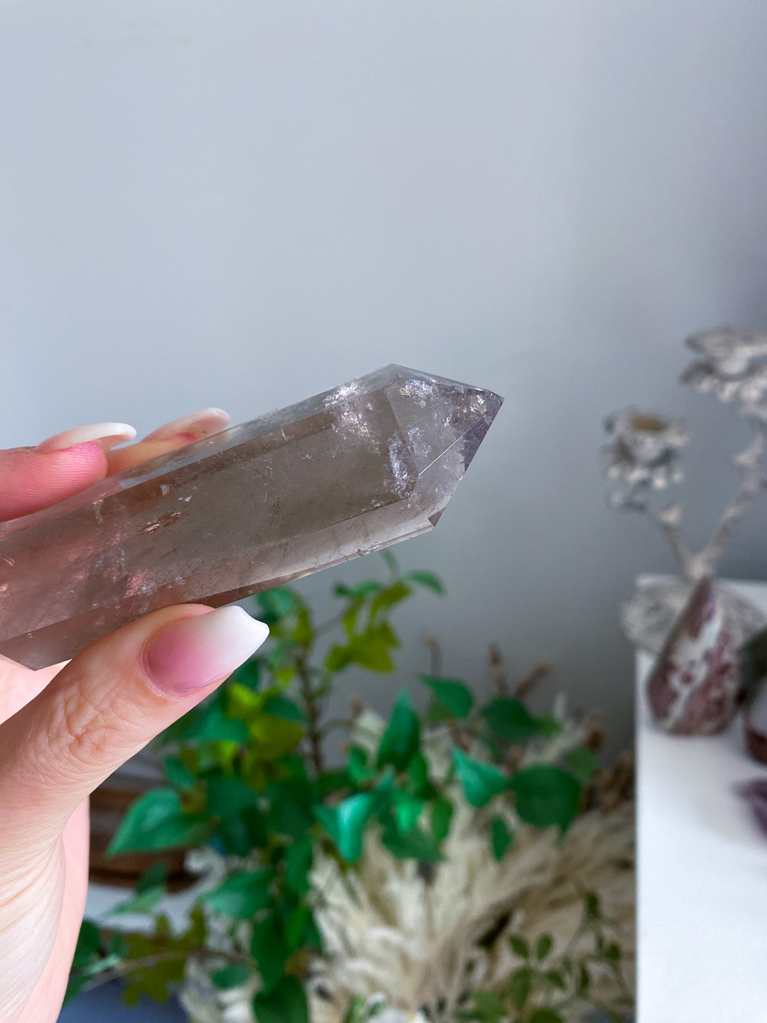 Ombre Smokey Quartz Double Terminated Wand 
