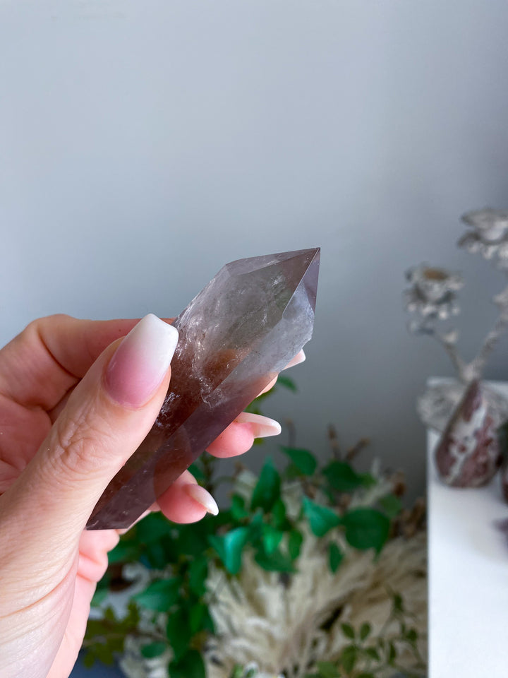Ombre Smokey Quartz Double Terminated Wand 