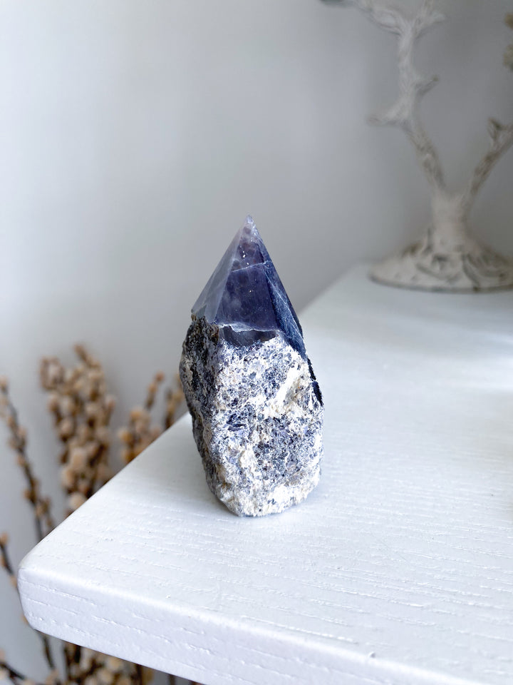 Small Blue Aventurine Point #1