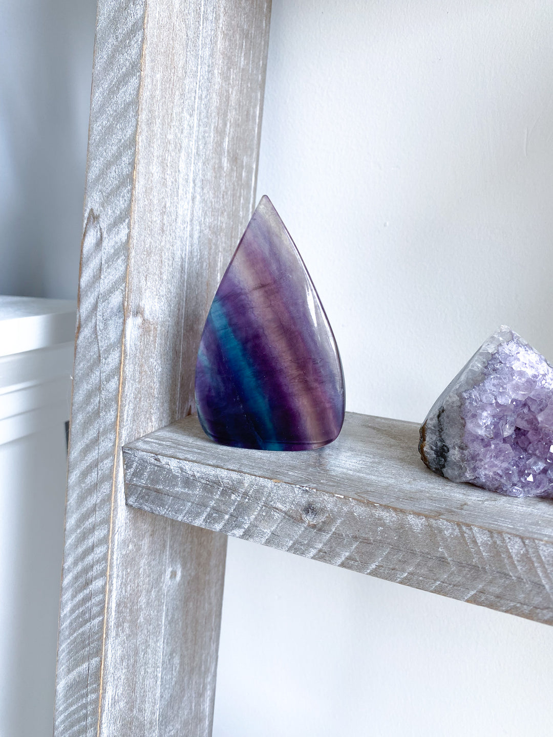 Rainbow Fluorite Polished Flame 