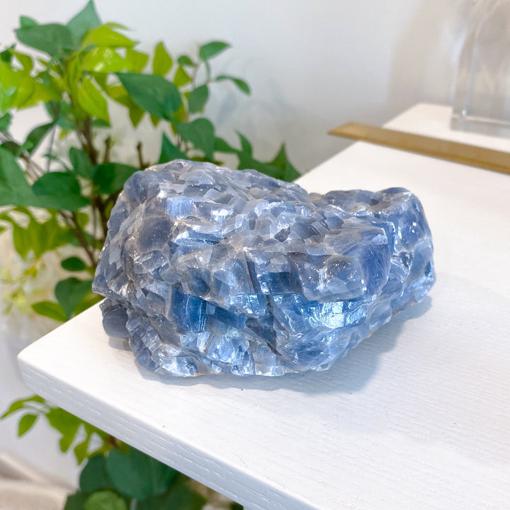 LARGE Gummy Blue Calcite