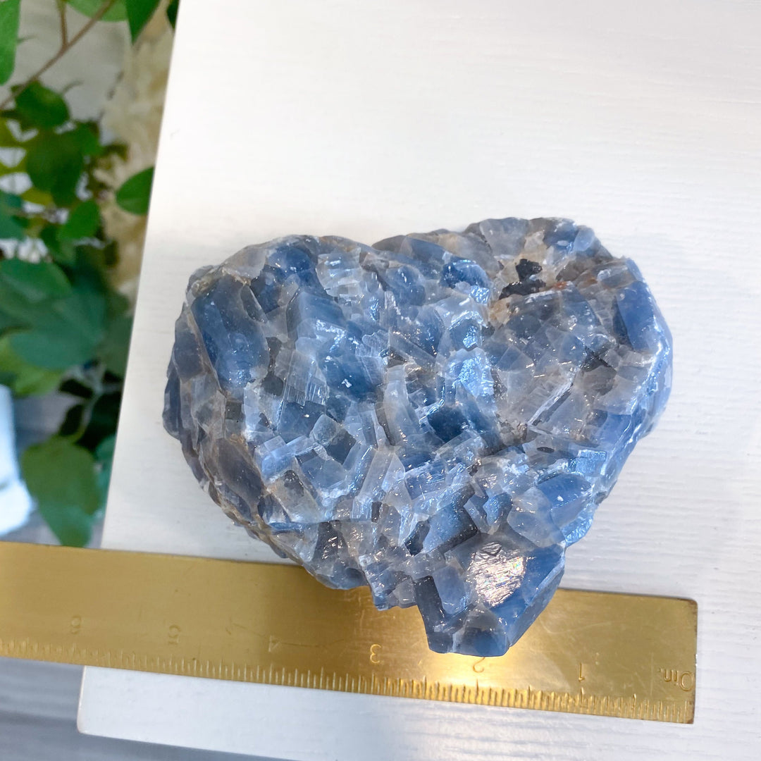 LARGE Gummy Blue Calcite