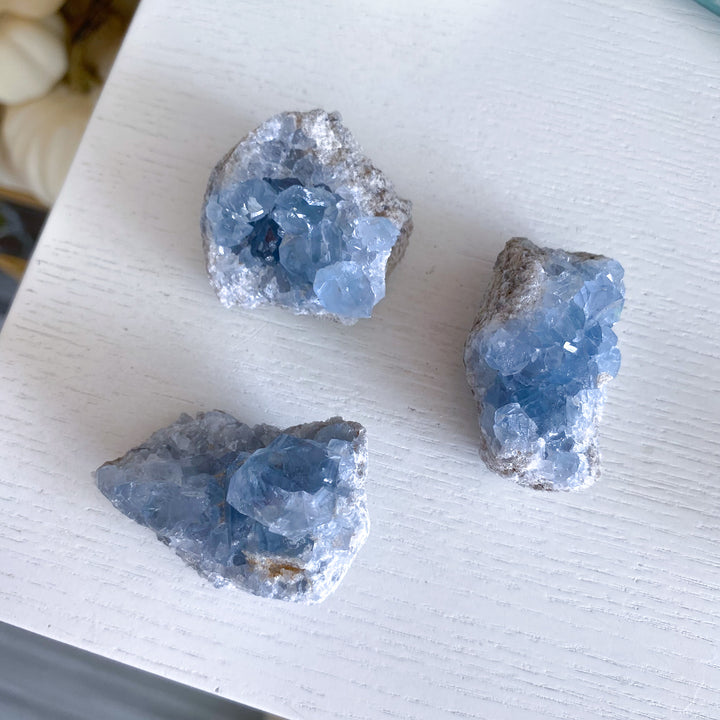 Small Celestite Cluster - Choose Your Piece