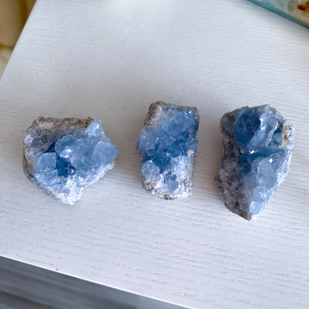 Small Celestite Cluster - Choose Your Piece