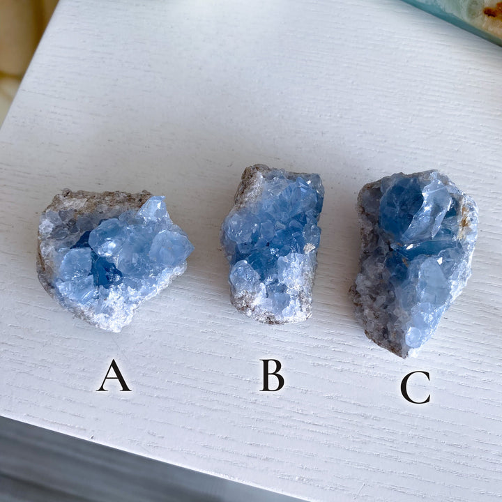 Small Celestite Cluster - Choose Your Piece