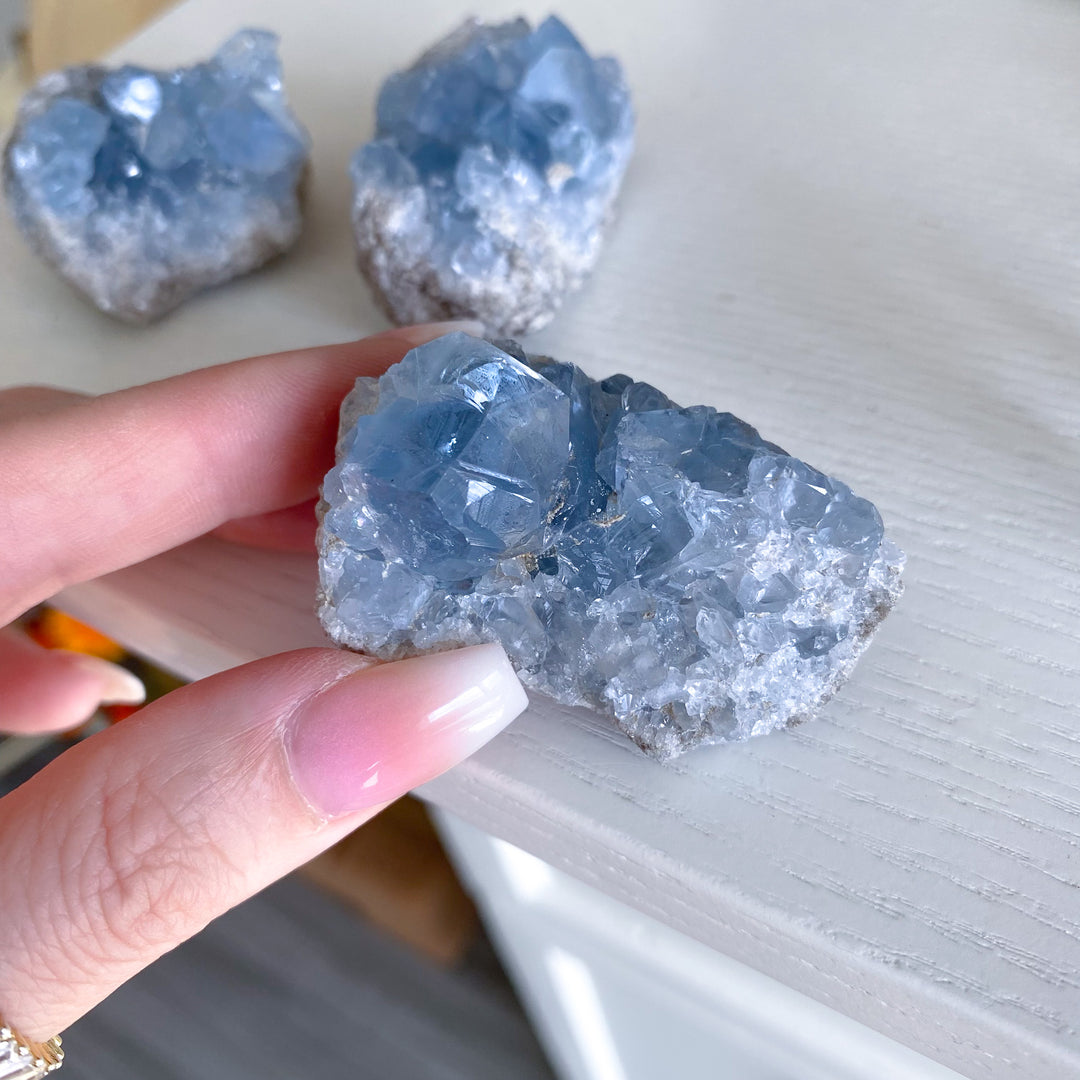 Small Celestite Cluster - Choose Your Piece