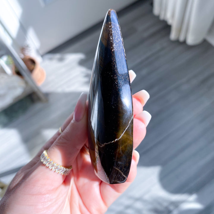 Blue Tiger Eye Flame 