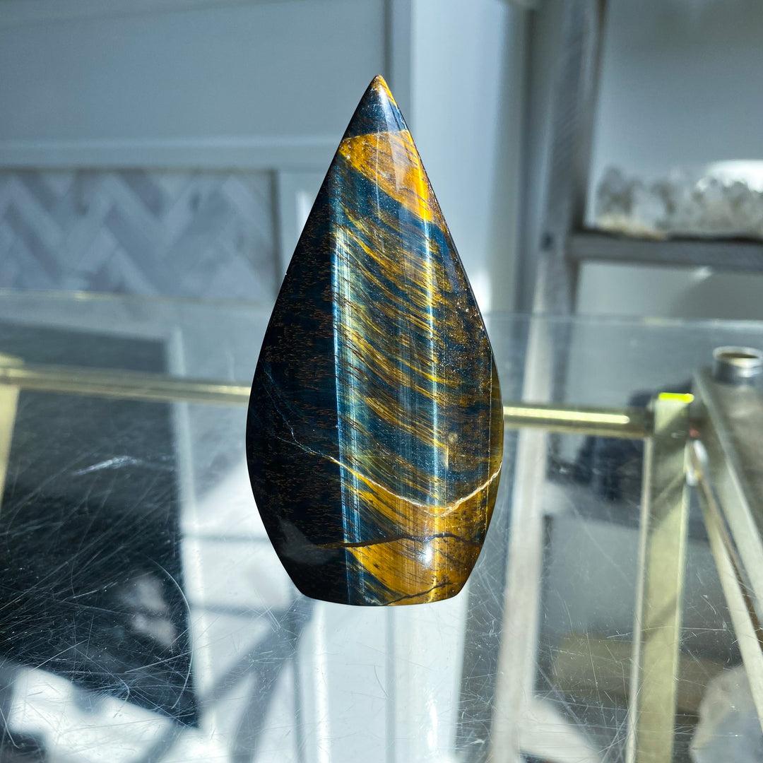 Blue Tiger Eye Flame 