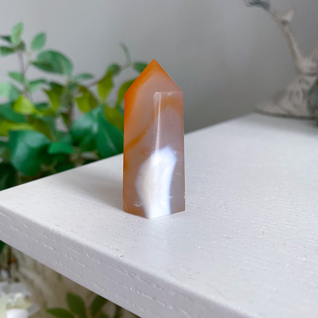 Small Lucent Carnelian Tower