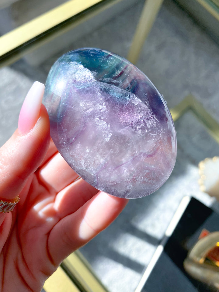 Rainbow Fluorite Palm 