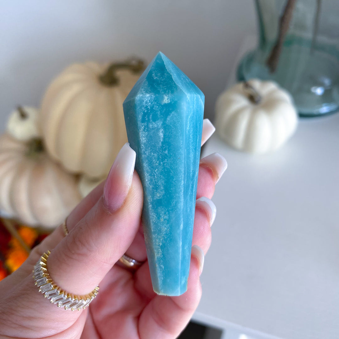 Small, Bright Amazonite Wand 