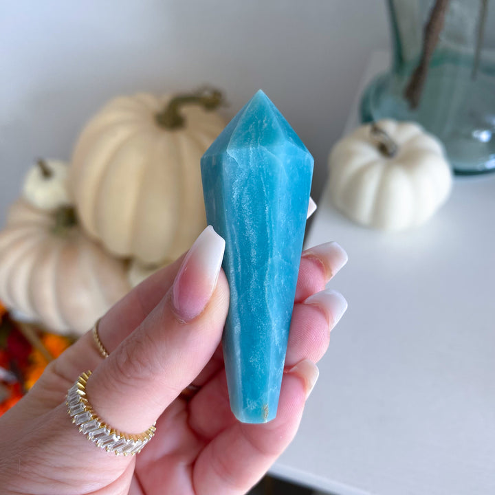 Small, Bright Amazonite Wand 
