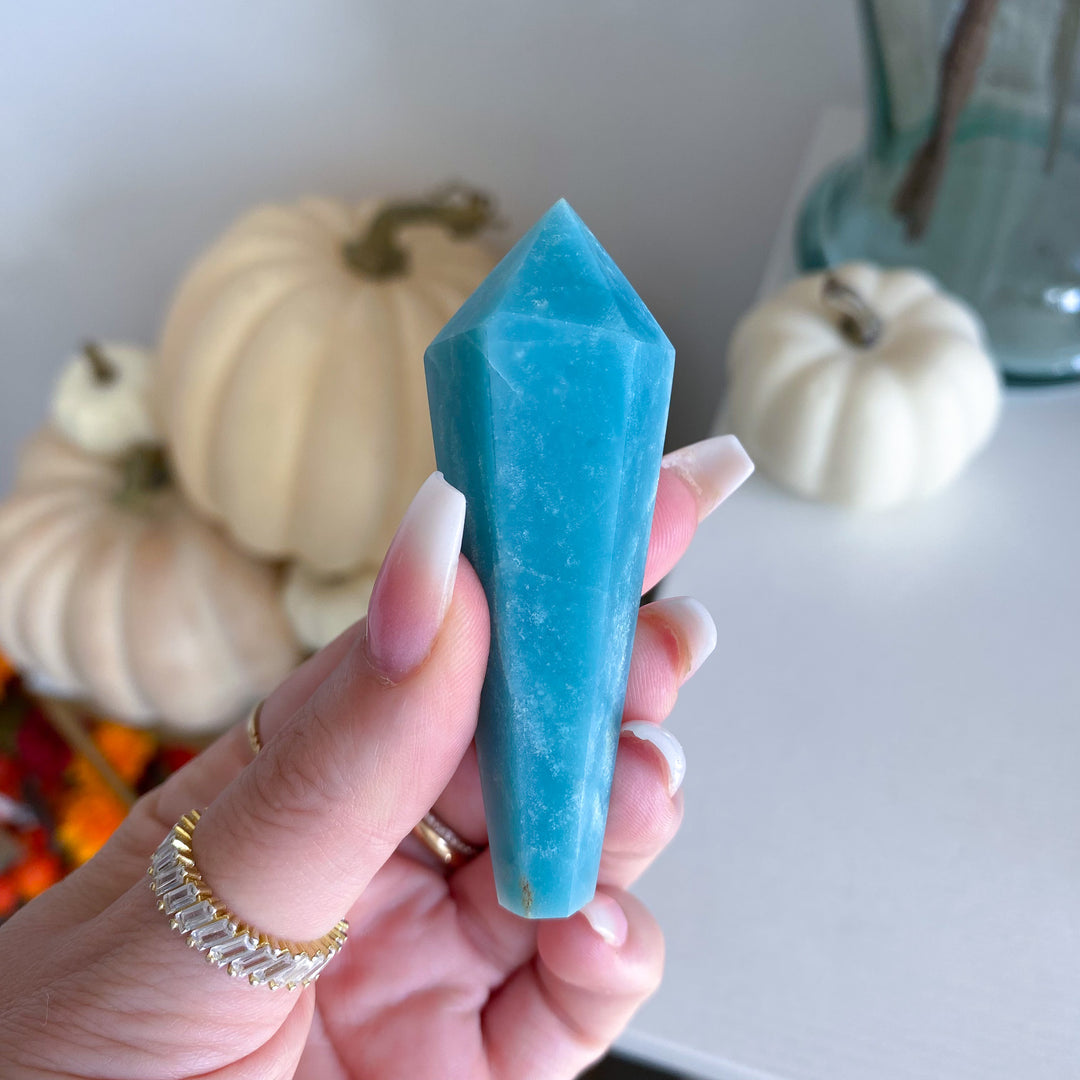 Small, Bright Amazonite Wand 