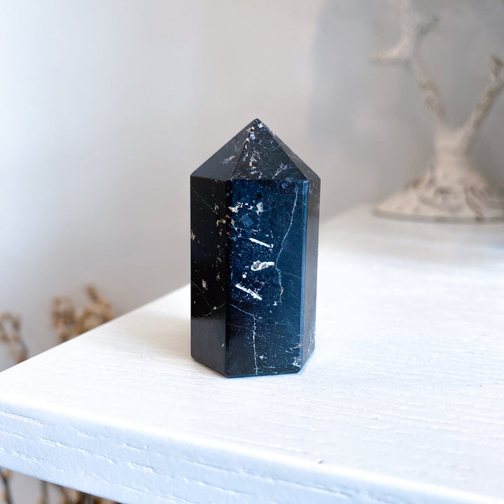 Small Black Tourmaline Tower #10