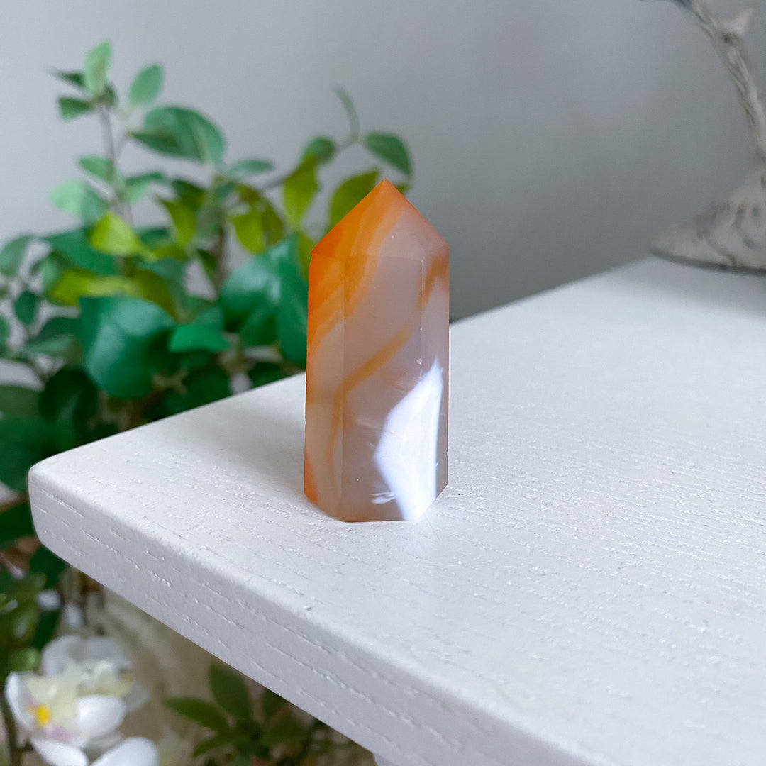 Small Lucent Carnelian Tower