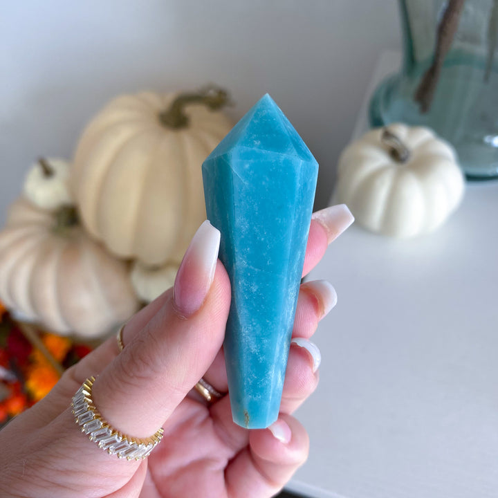 Small, Bright Amazonite Wand 