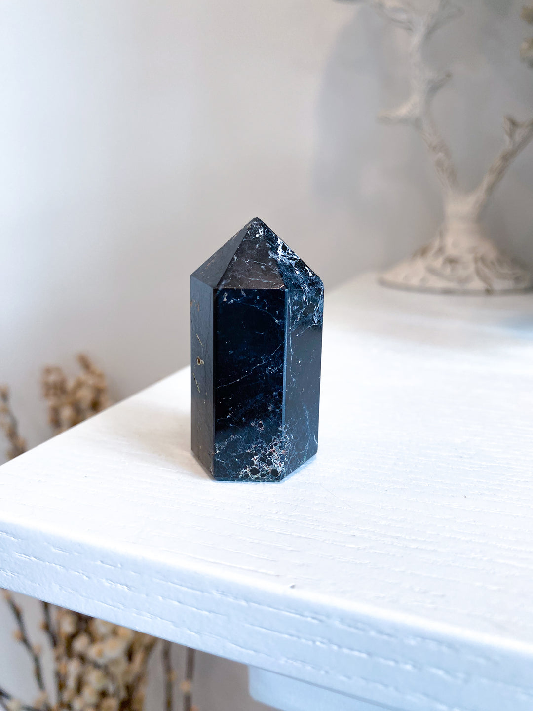Small Black Tourmaline Tower #10