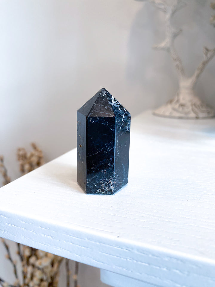Small Black Tourmaline Tower #10