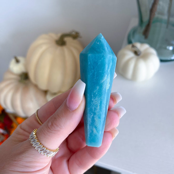 Small, Bright Amazonite Wand 