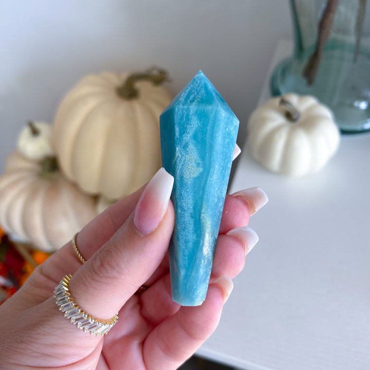 Small, Bright Amazonite Wand 
