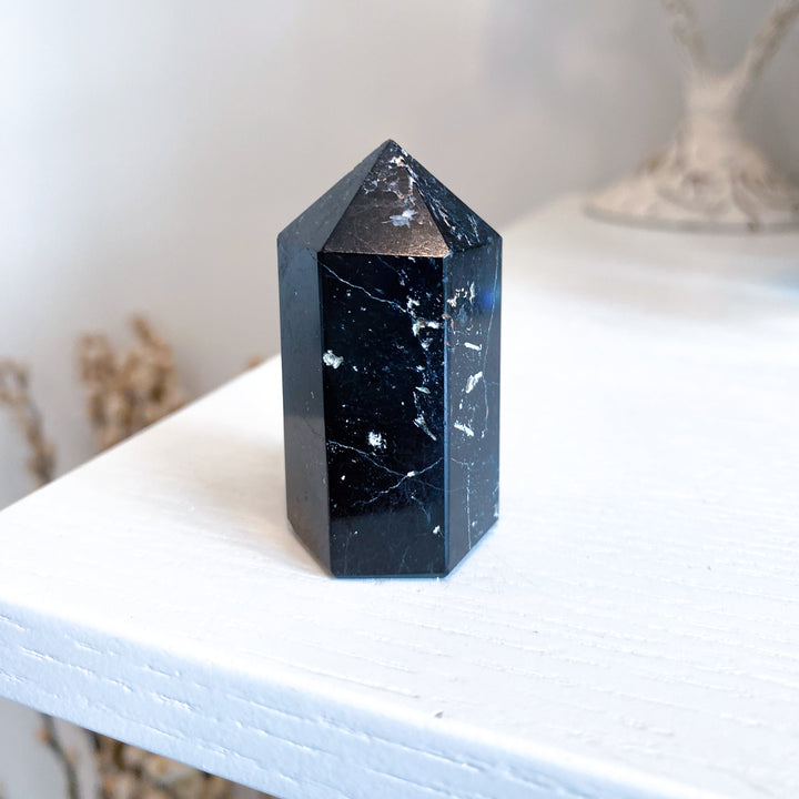 Small Black Tourmaline Tower #10