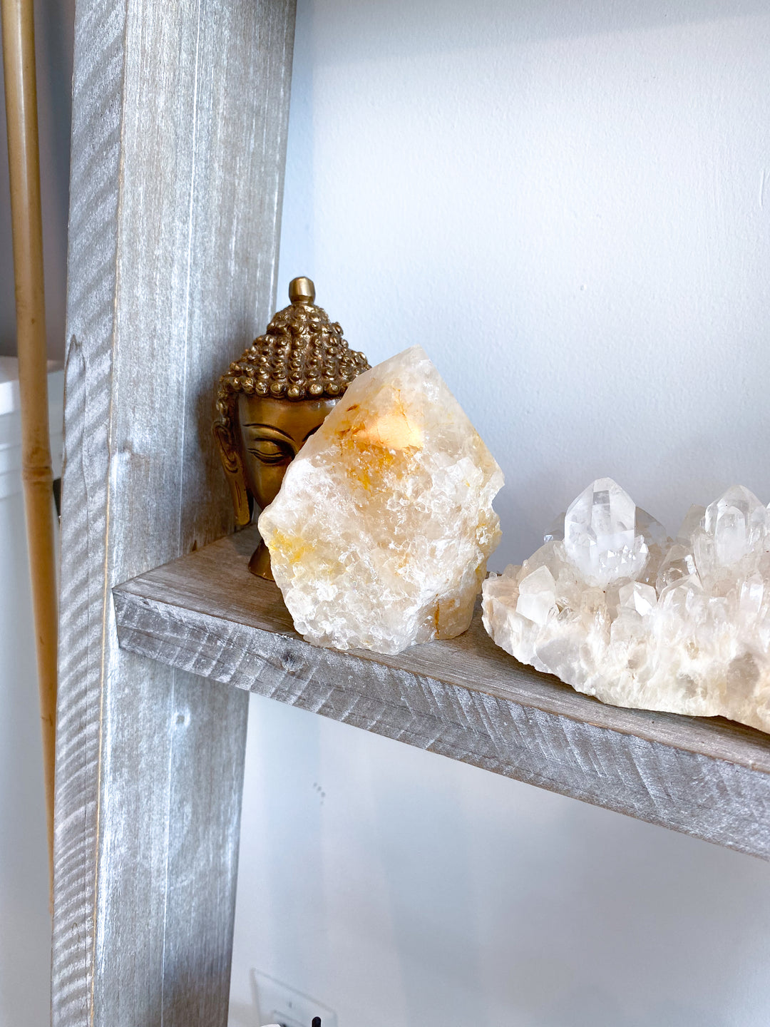 Dreamy Light Yellow Golden Healer Quartz Top Polish - Get Exact Item - Clear Blockages - Crown - High Vibe - Divine Energy