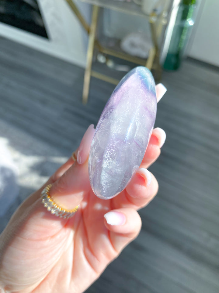 Rainbow Fluorite Palm 