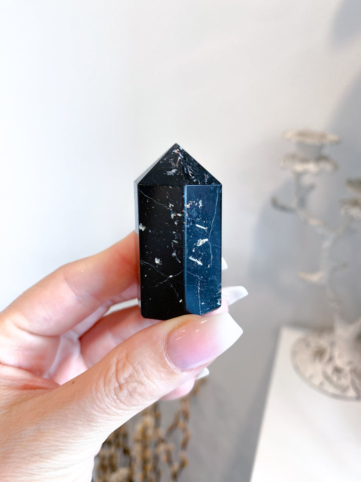 Small Black Tourmaline Tower #10