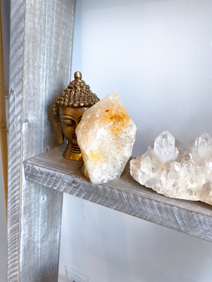 Dreamy Light Yellow Golden Healer Quartz Top Polish - Get Exact Item - Clear Blockages - Crown - High Vibe - Divine Energy
