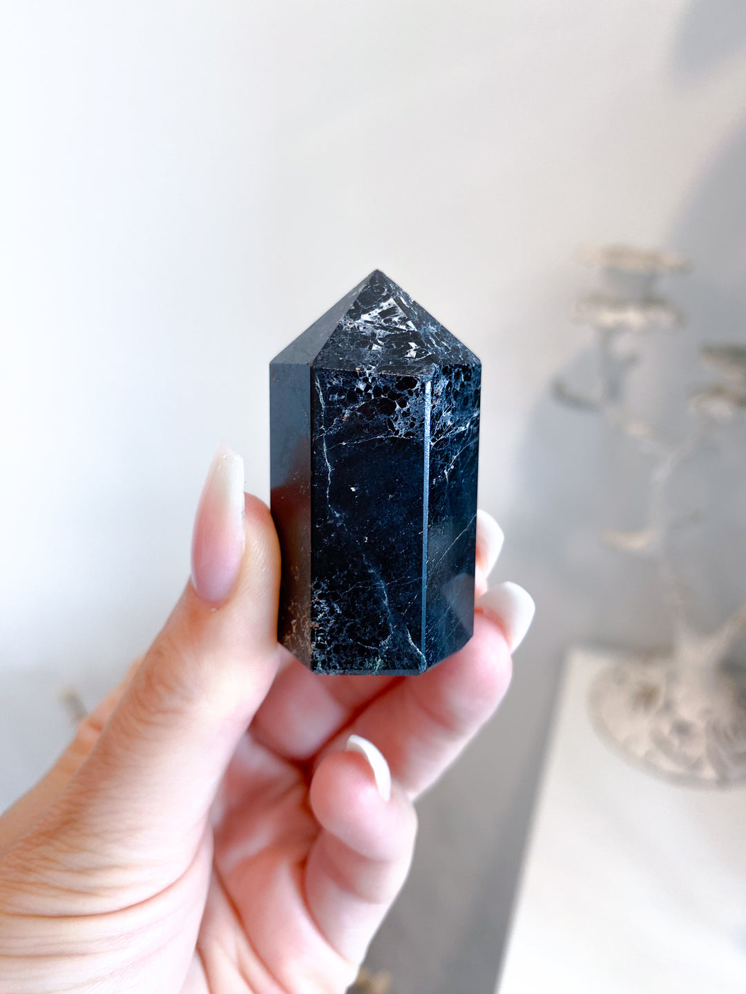 Small Black Tourmaline Tower #10