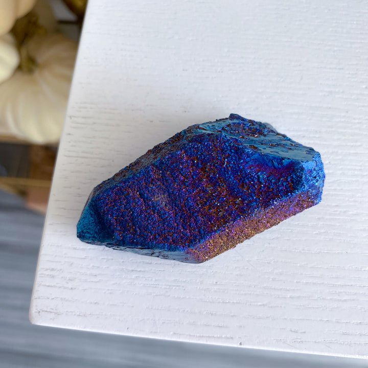 Sugar Titanium Aura Quartz Point 