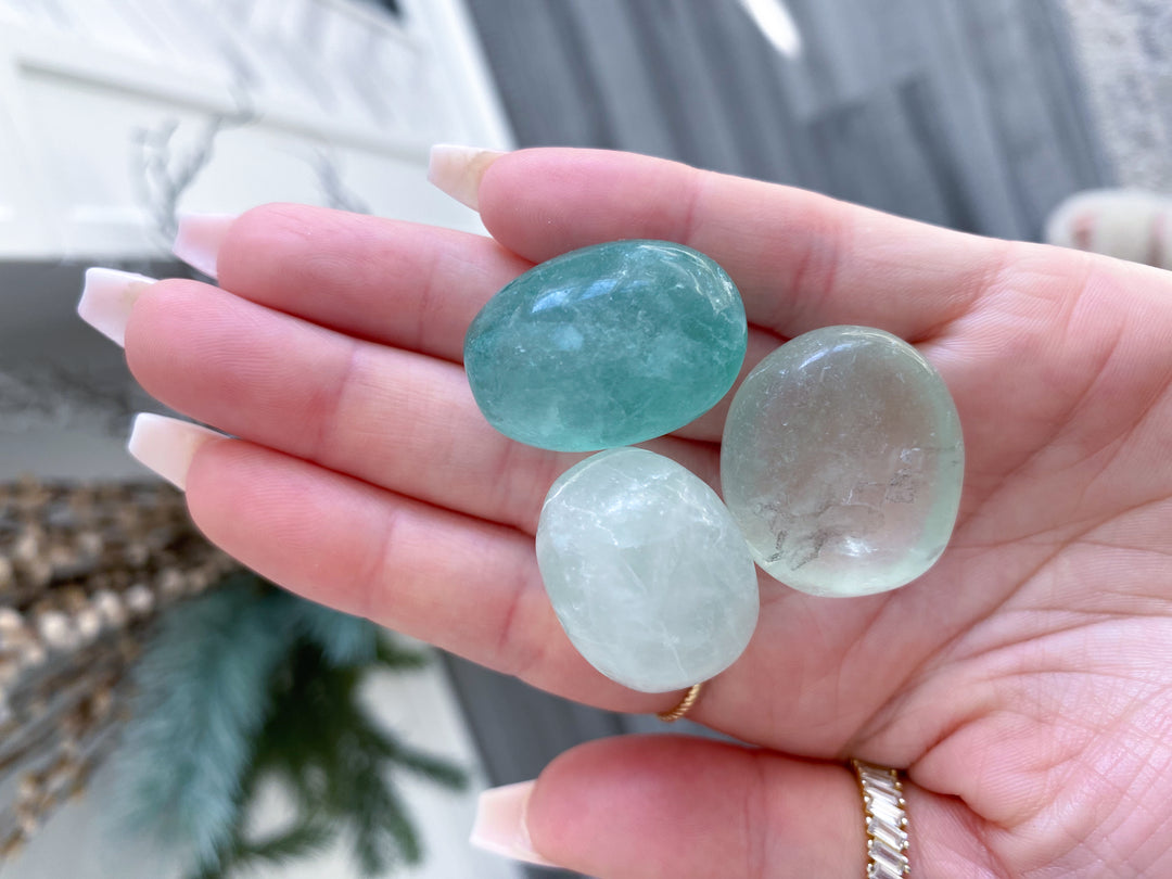 Green Fluorite Tumble