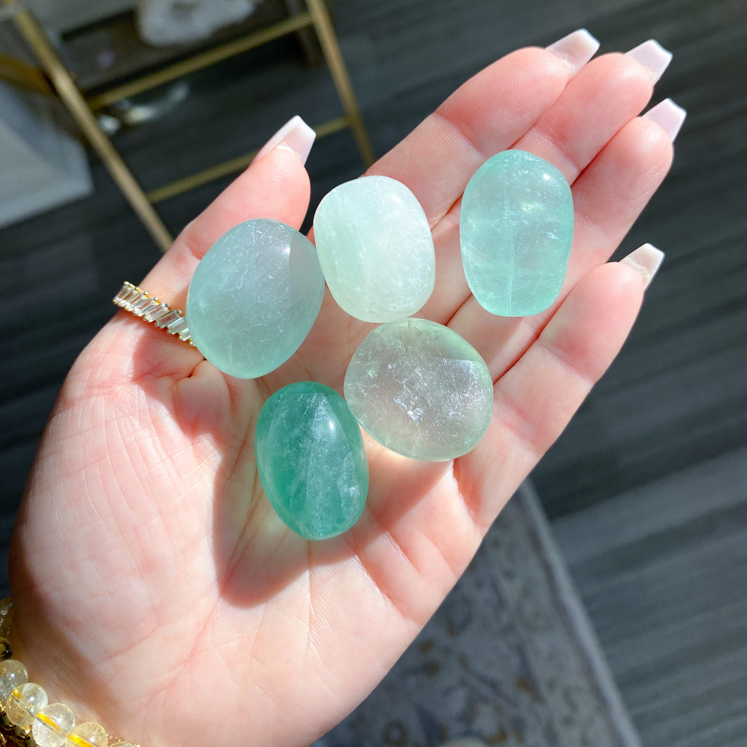 Green Fluorite Tumble