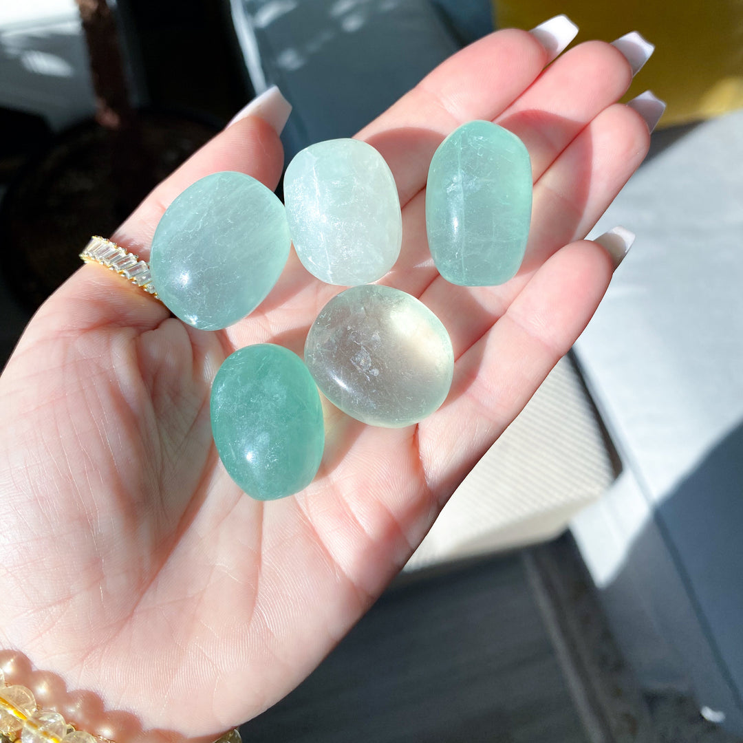 Green Fluorite Tumble