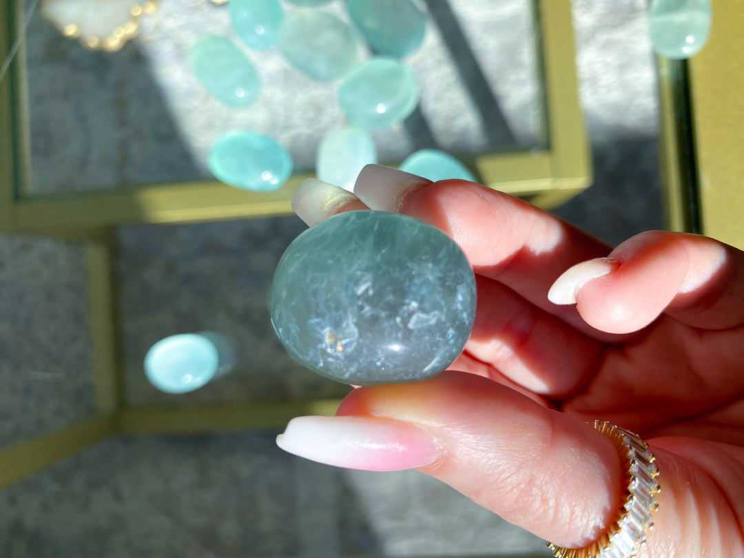 Green Fluorite Tumble