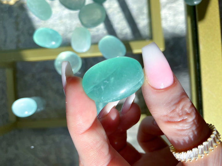 Green Fluorite Tumble