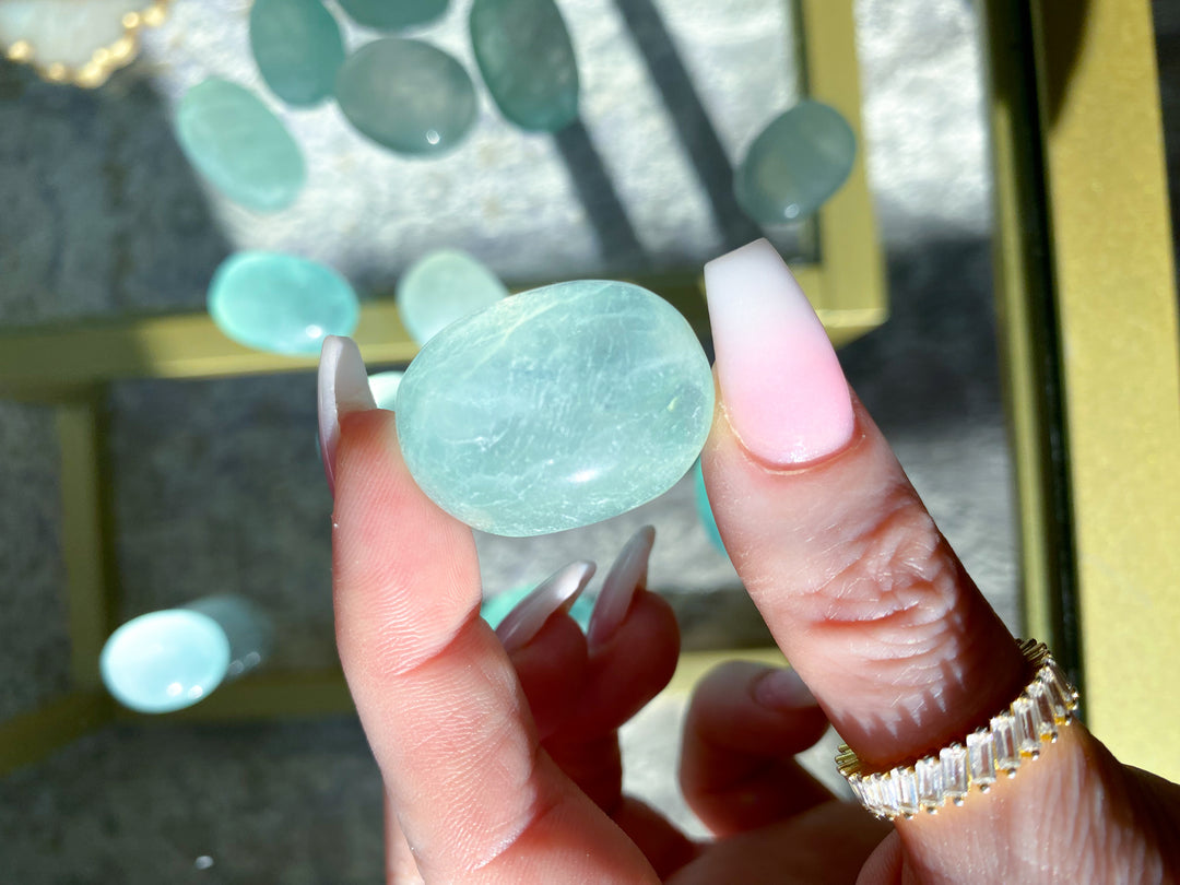 Green Fluorite Tumble