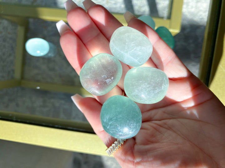 Green Fluorite Tumble