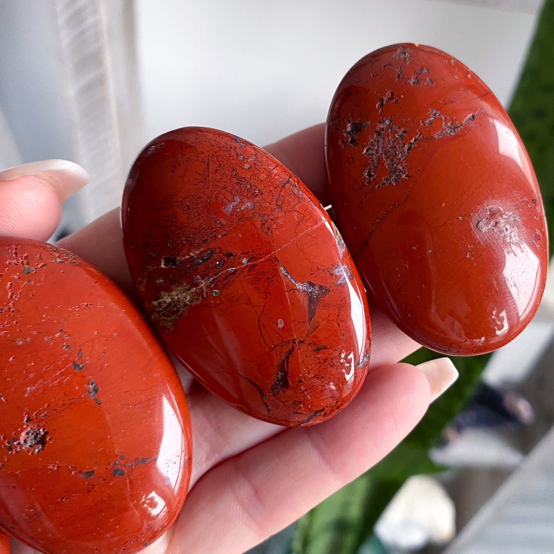 Small Red Jasper Palm - Imperfect
