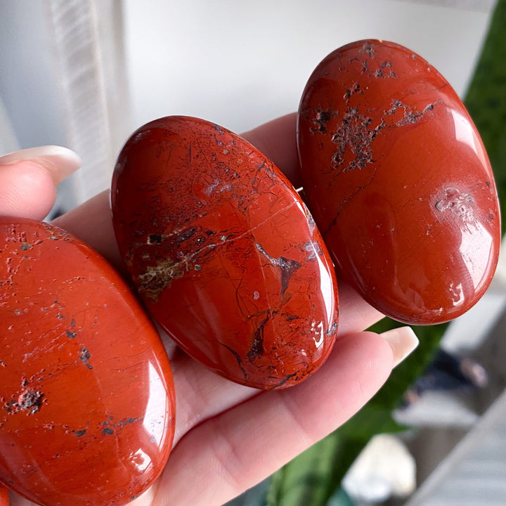 Small Red Jasper Palm - Imperfect