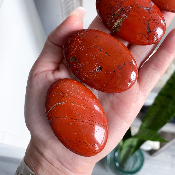 Small Red Jasper Palm - Imperfect