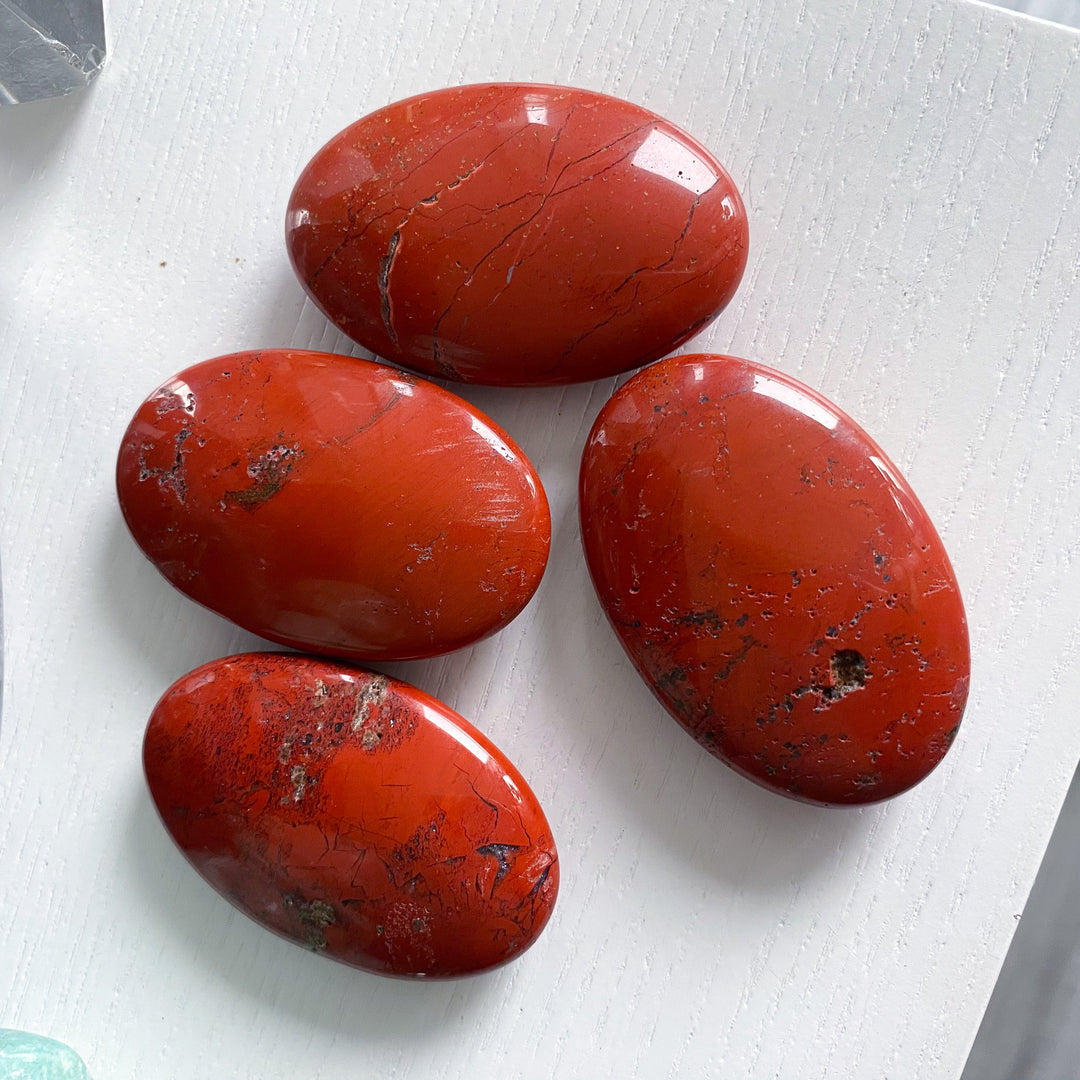 Small Red Jasper Palm - Imperfect