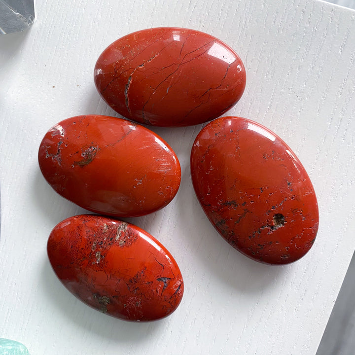 Small Red Jasper Palm - Imperfect