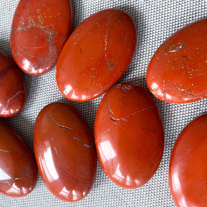 Small Red Jasper Palm - Imperfect