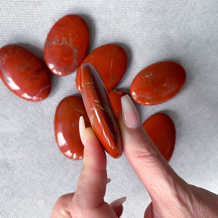 Small Red Jasper Palm - Imperfect