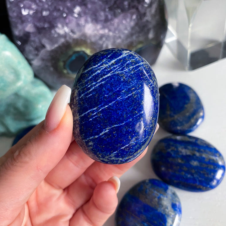 Small Lapis Lazuli Palm Stone