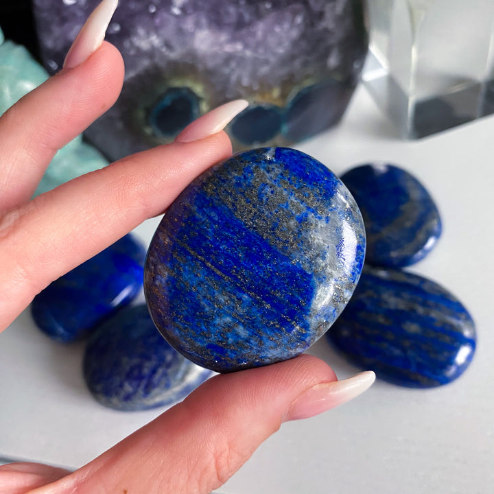 Small Lapis Lazuli Palm Stone